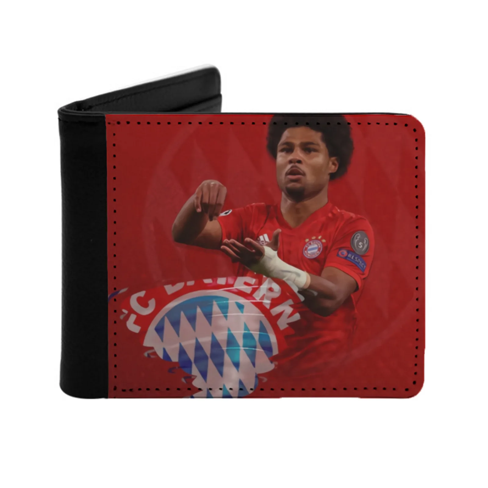

Serge Gnabry Art Personalized Men's Leather Wallet Card Money Bag Pu Leather Wallet Wallpaper Serge Gnabry Personalized Print
