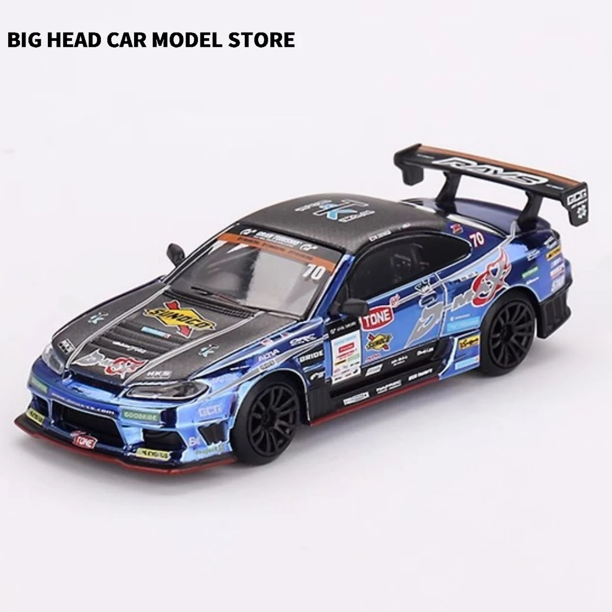 

MINIGT TSM 855 1:64 S15 D-MAX #70 2023 D1 Diecast Model Car