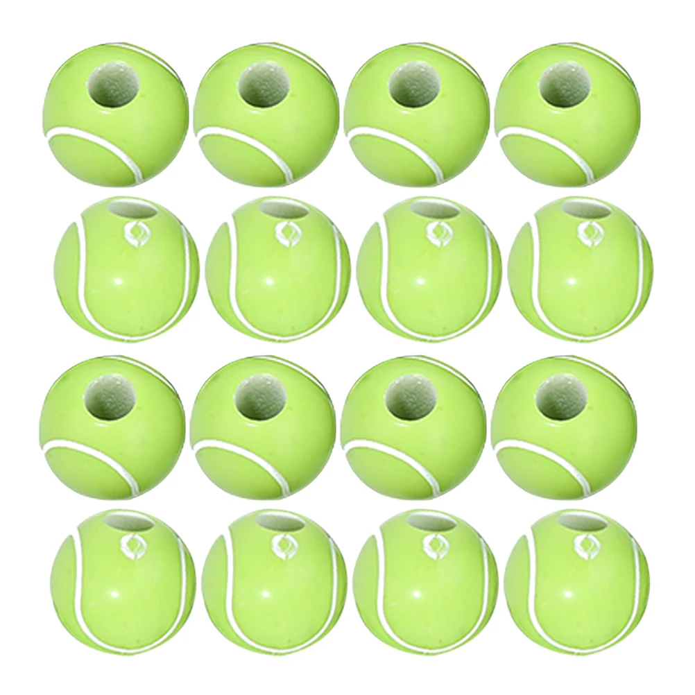 

300pcs Tennis Beads Acrylic Craft Supplies Smooth Spacer Beads for Bracelets Necklaces Keychains Jewelry Making