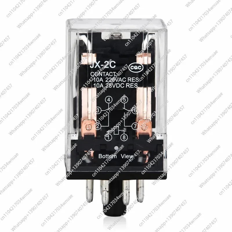 Small Electromagnetic Relay 8 Pins JTX-2C 24V 220V 2NO+2NC