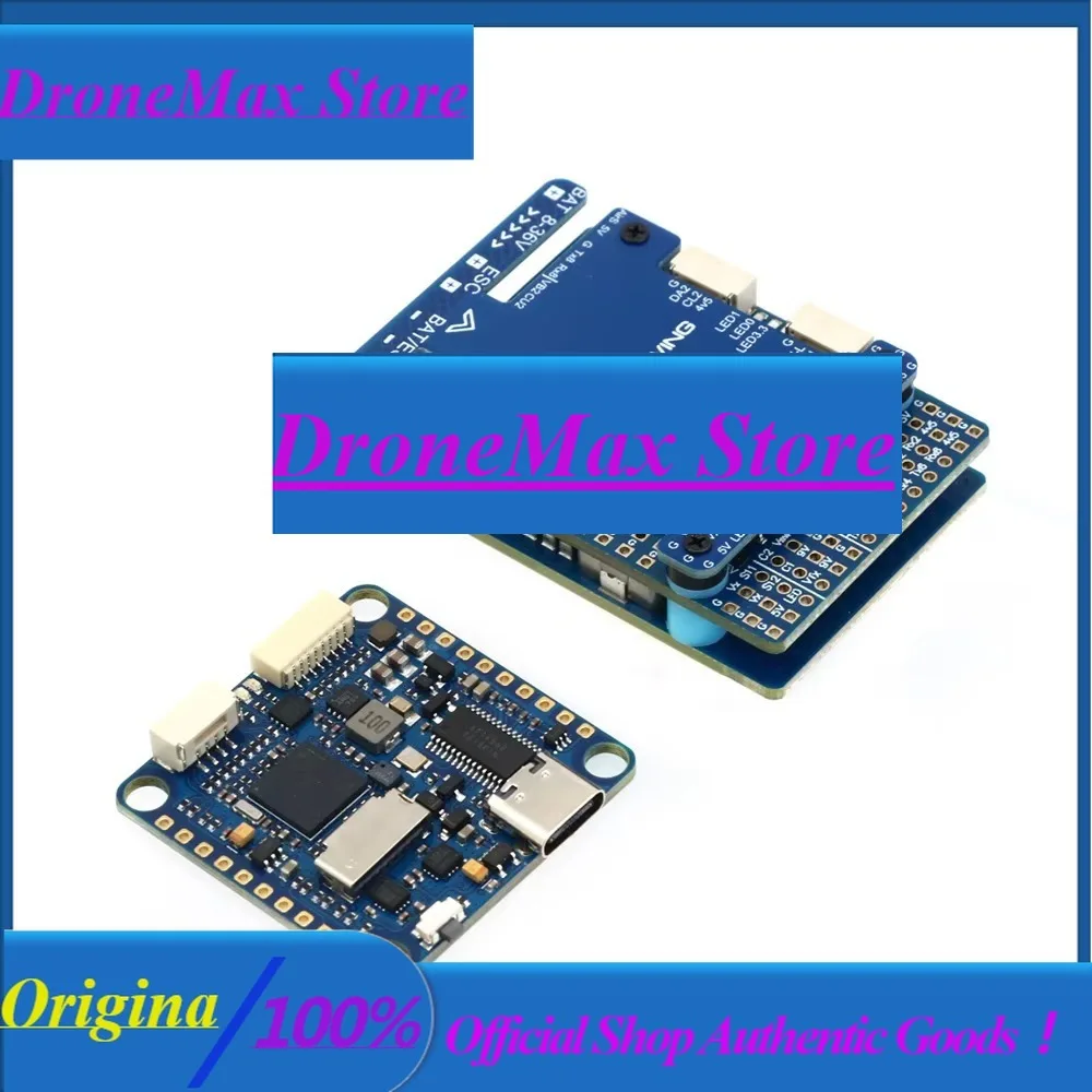 DroMaH743 SLIM V3 / WING V3 Dual Gyro Flight Controller 3-8S Built-in OSD Baro For FPV Fixed-Wing Plane