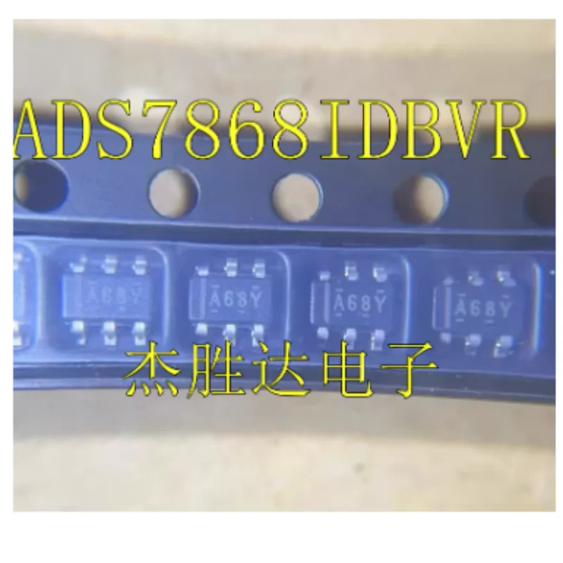10PCS ADS7868IDBVR ADS7868I 12‑Bit Analog‑to‑Digital Converter ADC Chip SOT‑23‑6 Electronic Components Integrated Circuit IC