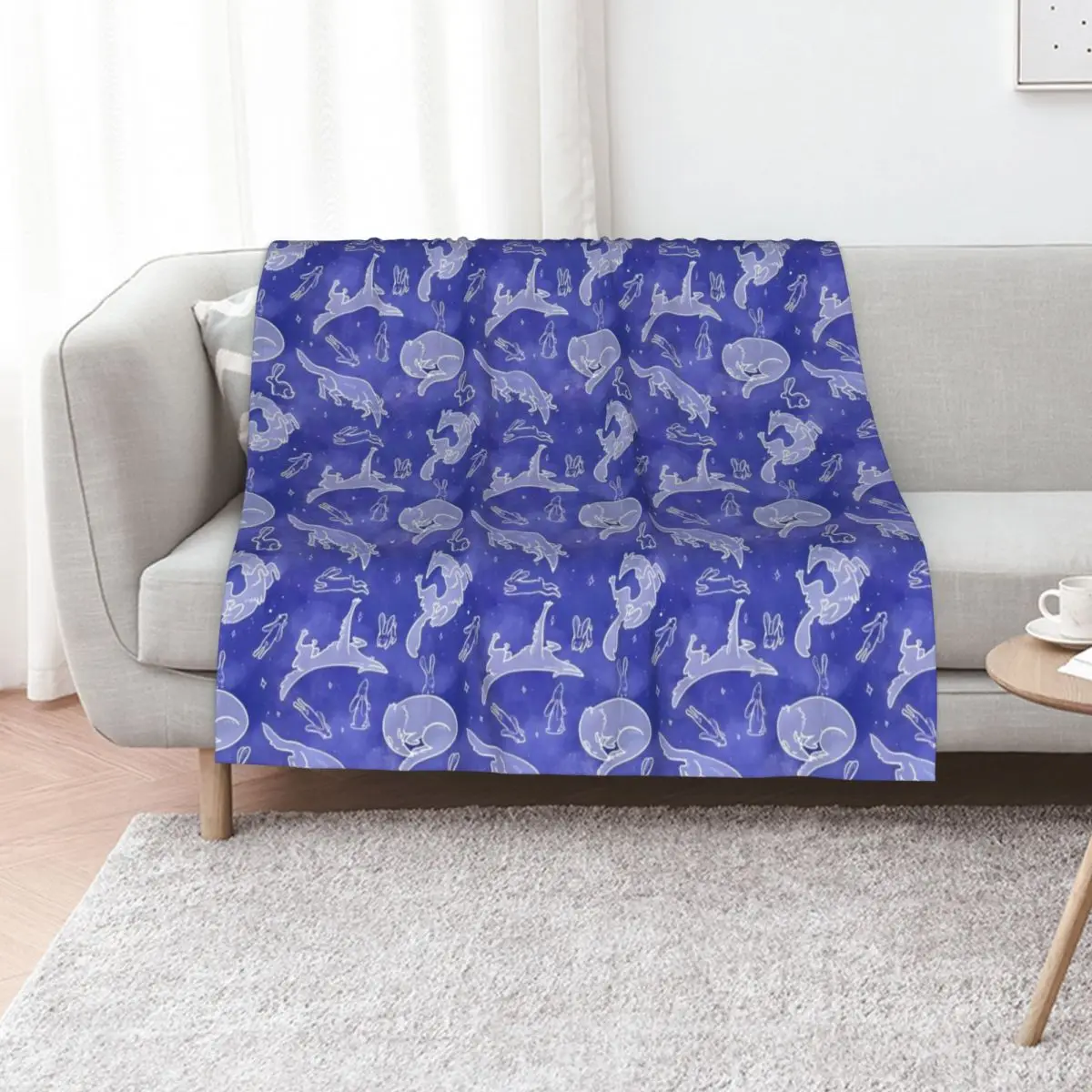 Sleepy Snoots Pattern Throw Blanket Beautifuls Decorative Sofas Sofa Quilt sofa bed funny gift Blankets