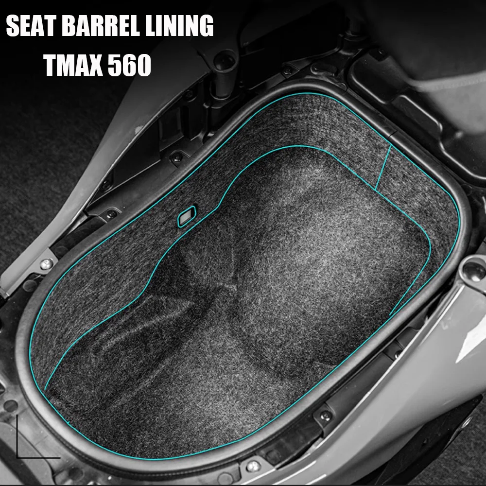 

for YAMAHA TMAX560 T MAX 560 Rear Trunk Cargo Liner Protector Storage Box mat Seat Barrel Lining Motorcycle Seat Bucket Pad