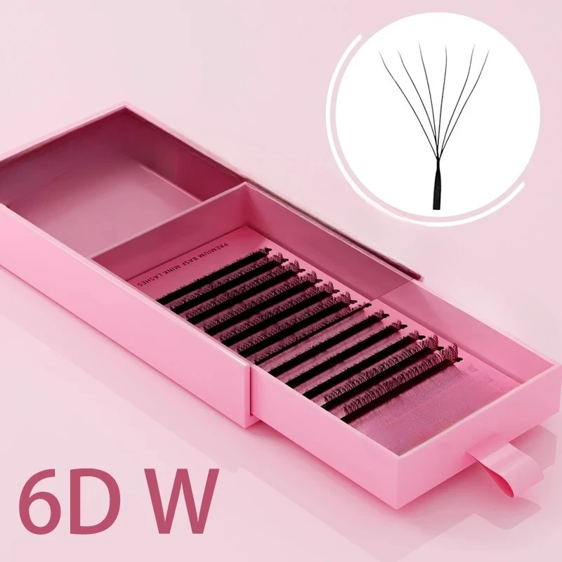 W-Vorm Wimperverlenging 3d 4d 5d 6d 7d 8d W Wimpers Natuurlijke Zachte Premade Fan Bloom Effect Wimpers voor Schoonheid Make-up