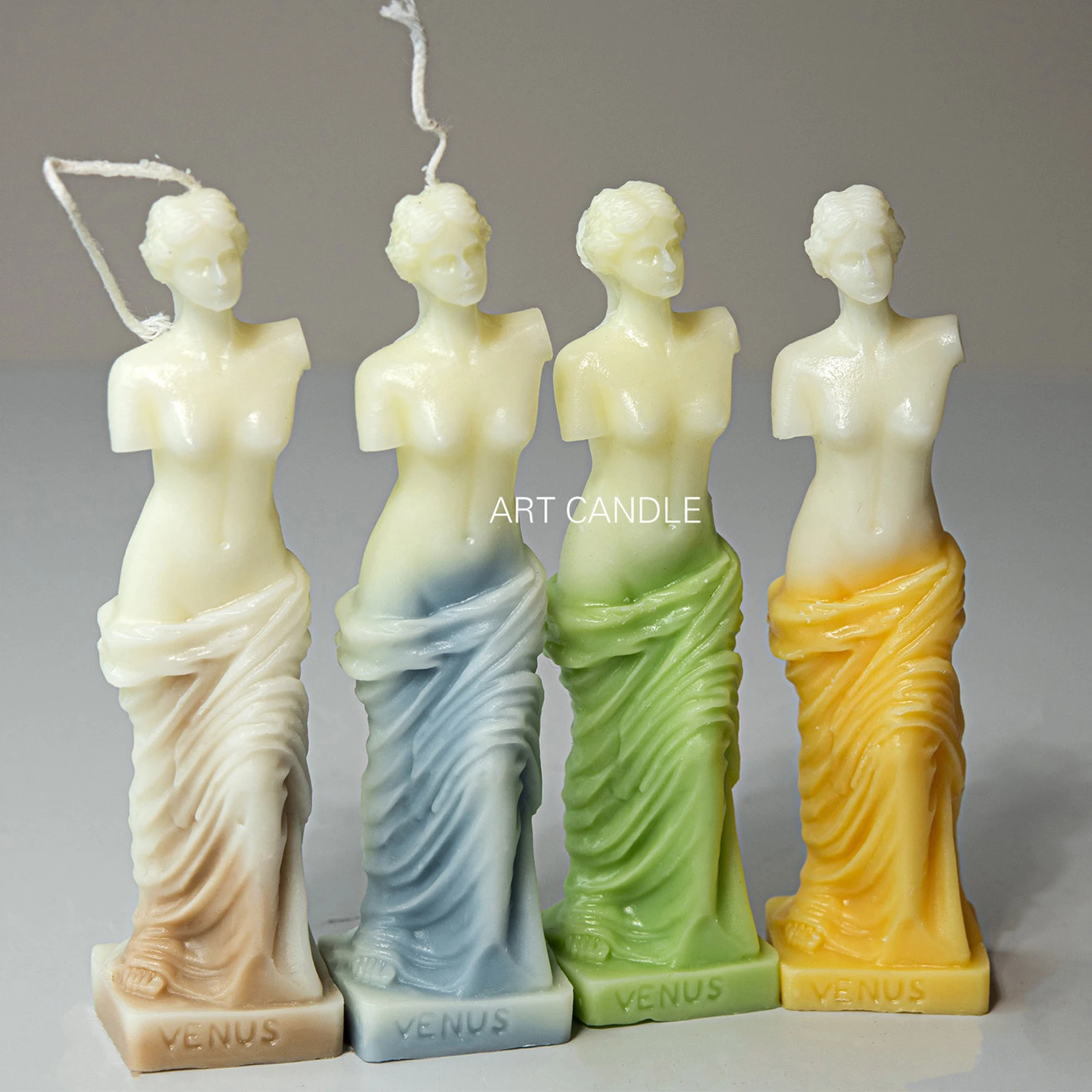 Hot Sale 1PC Venus Goddess Smokeless Soy Wax Candle - Romantic Valentine's Wedding Party Favor Home Desktop Decor