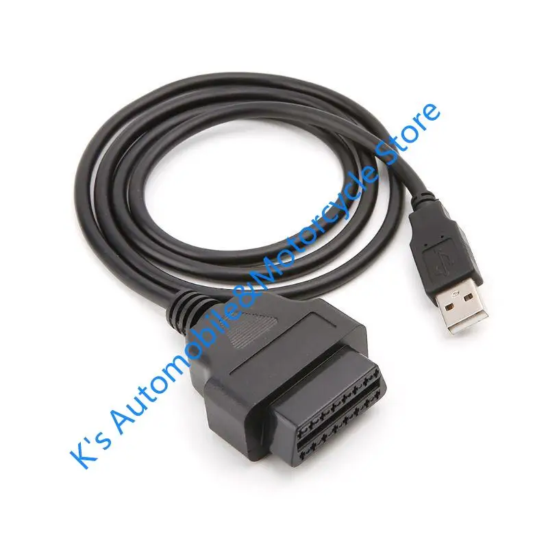 

Q39F 16Pin OBD2 To USB Port Adapter Cable Connector Diagnostic Tool