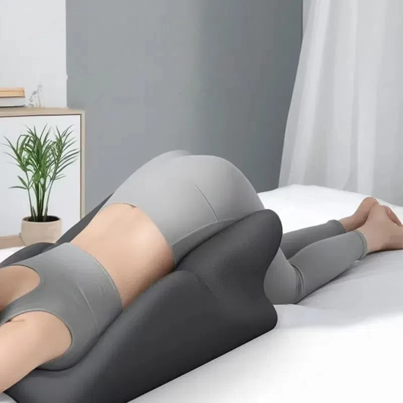 Dark Grey and Grey Multifunctional Ergonomic Design Pillow Various Postures Sleeping Pillow Lunch Break Artifact Bed Love Making