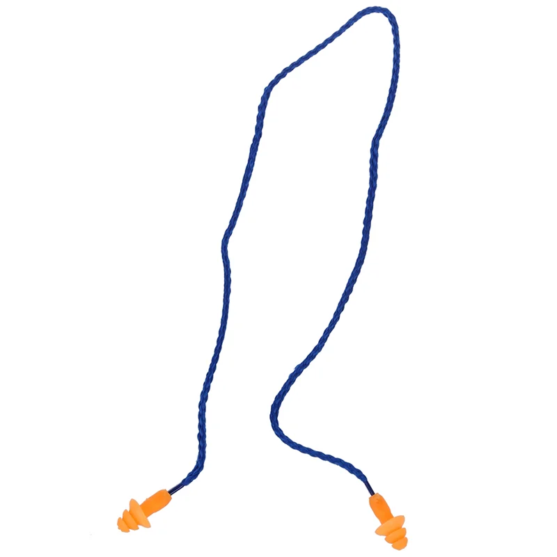 10 أزواج من سدادات الأذن المصنوعة من السيليكون الناعم على شكل شجرة ناعمة لحماية السمع-T34C