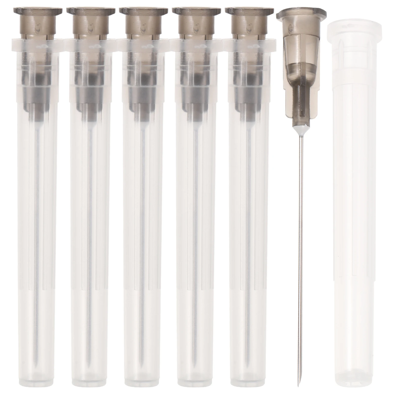 

100pcs 22g Dispensing Needles Metal Laboratory Tools Ergonomic Design Safe Experiment Accessories Material Durability