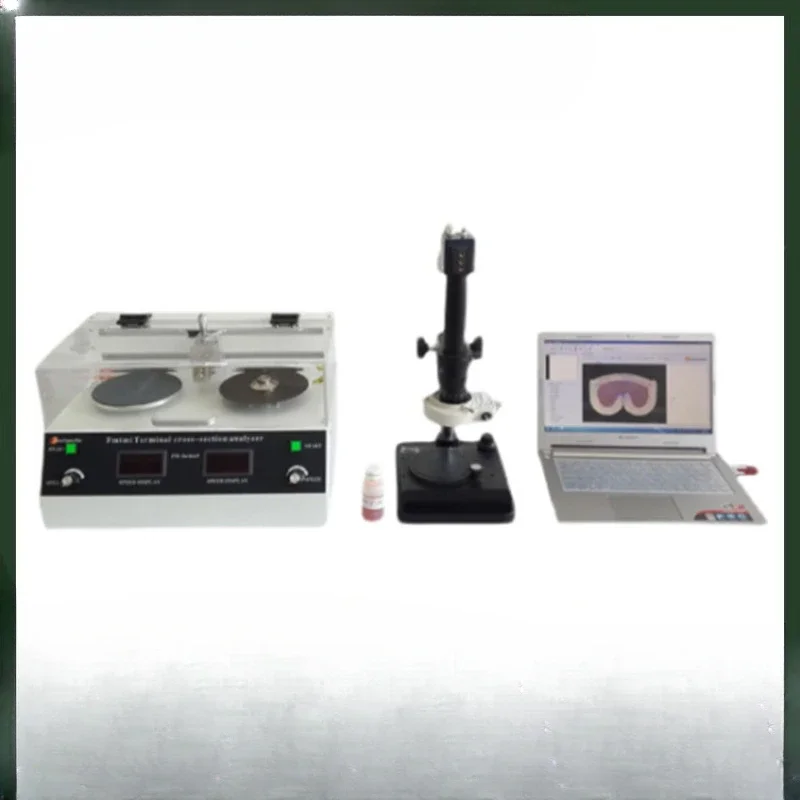 Automatic terminal section analyzer cutting manual grinding integrated section harness section