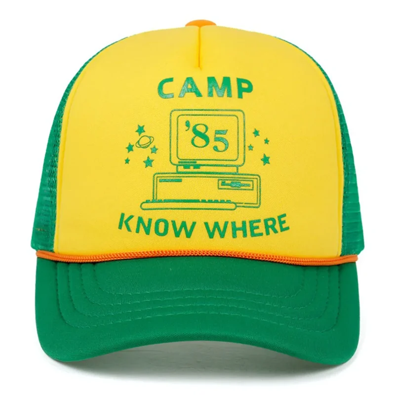 New Stranger Hat Cosplay Dustin Baseball Cap Mesh Thinking Hats Henderson Unisex Adjustable TV Party Accessories image 3