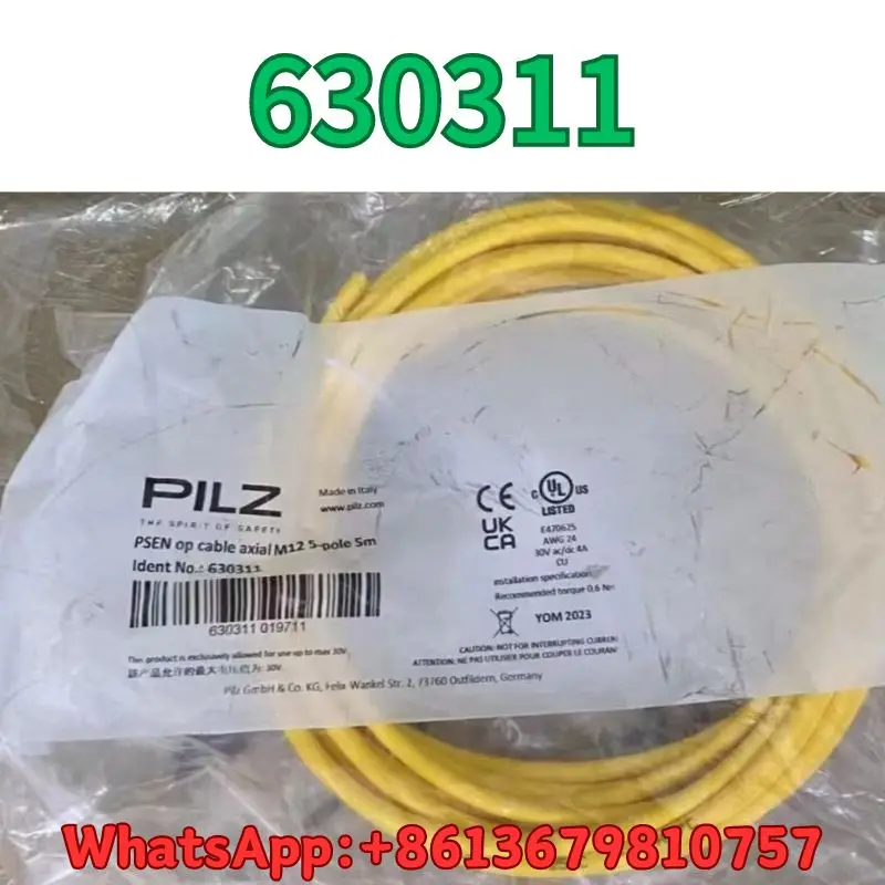 

brand-new 630311 safety grating cable PSEN op cableaxial M12 5-pole 5m Fast Shipping