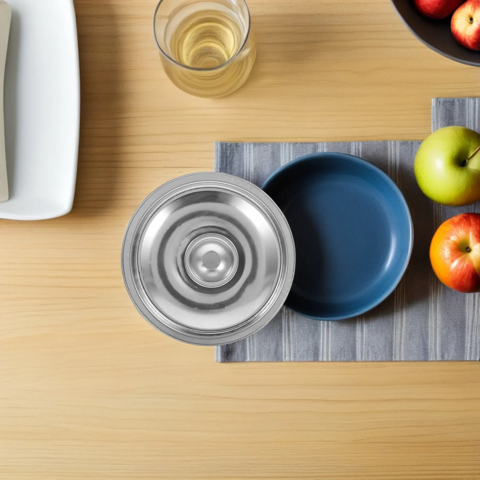 Universal Stainless Steel Pot Lid for Frying Pan Skillet Saucepan Steam Pan Oil Pot Cookware Replacement Lid Kitchen Essential