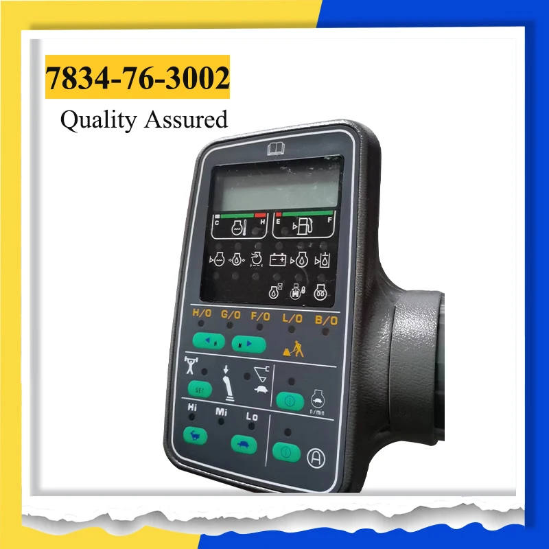 Monitor Display Panel 7834-76-3002 7834763002 6D102 For Komatsu PC200-6 PC230-6 PC350-6 Excavator Monitor