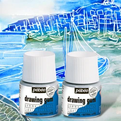 45ml Pebeo Covering Blank Leaving White Drawing Gum Liquid Latex Masking Fluid per inchiostro acquerello Gouache Painting Art Supplies