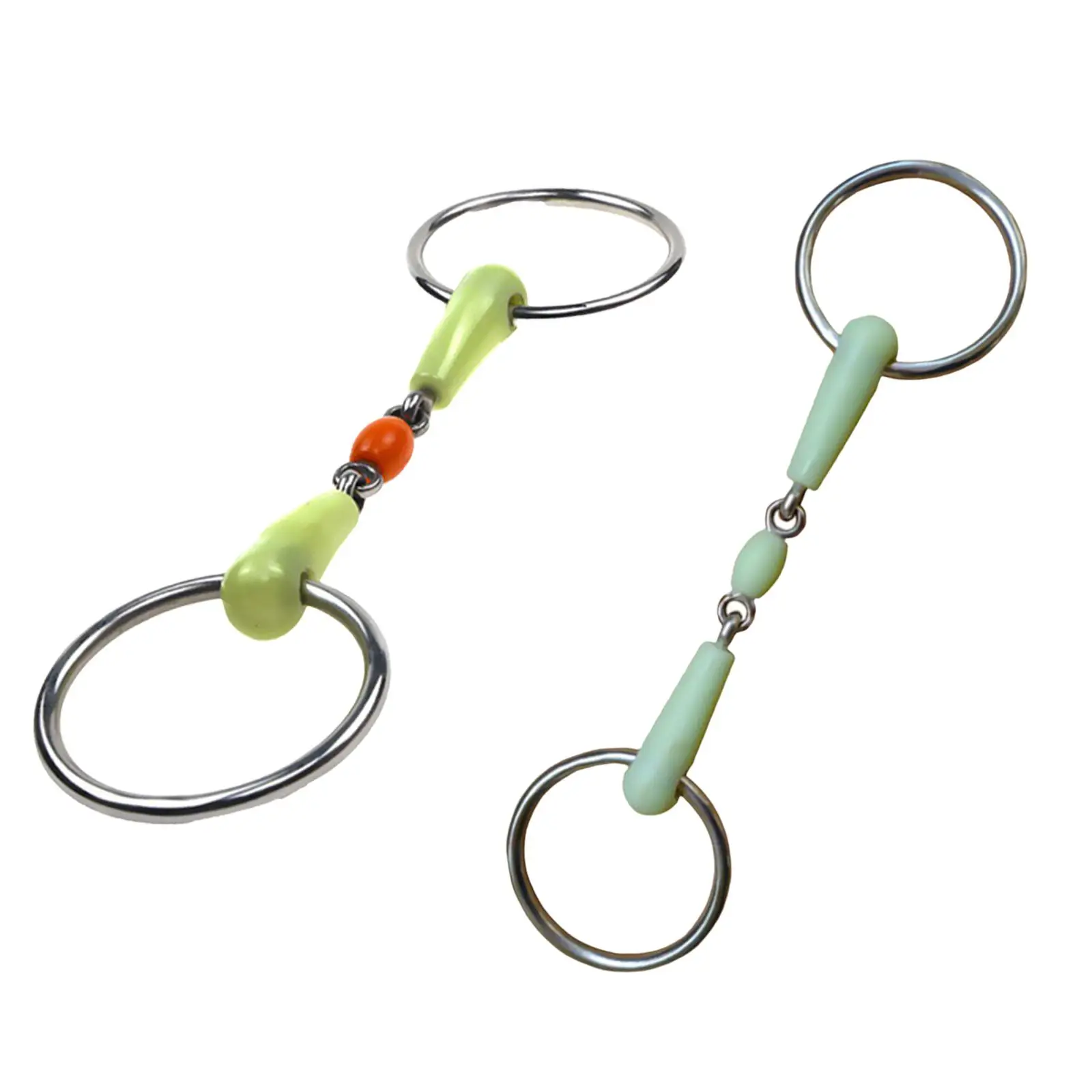 Lunghezza punta dell'anello per cavallo 127 mm Abbigliamento sportivo all'aria aperta Resistente all'usura Strumento per snack per allenamento per cavalli Forniture equestri Punta per cavallo