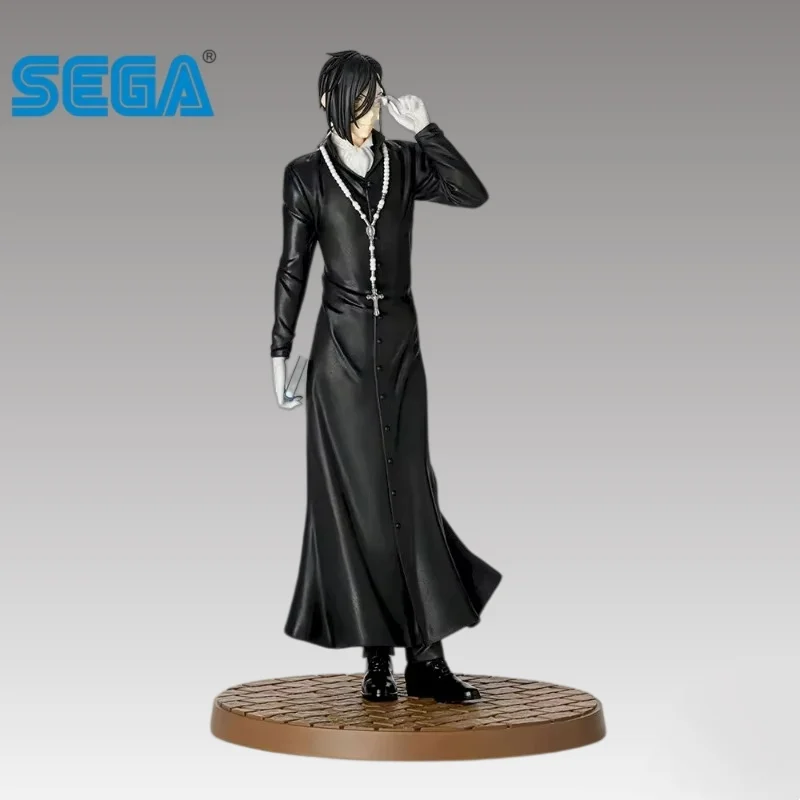 in stock SEGA Original Luminasta Black Butler -Public School Arc- Sebastian Michaelis Beautiful figure Model toys statue Garage