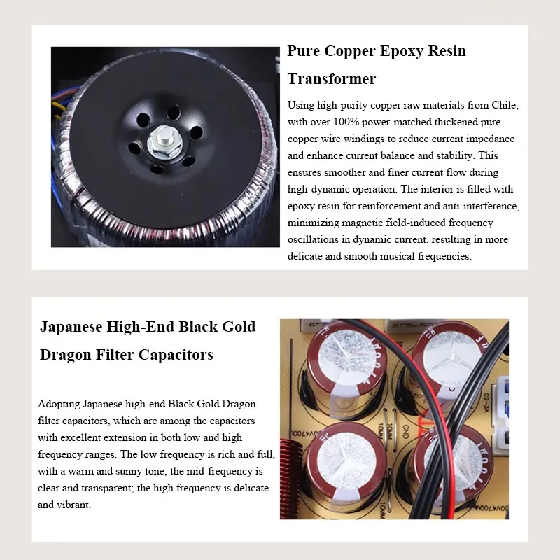 HIFI أنبوب مكبر كهربائي بلوتوث 5.3 130Wx2 ECF80 أنابيب 5198 1941 أنبوب الطاقة حلقية محول المنزل اوديوفيلي مكبر للصوت