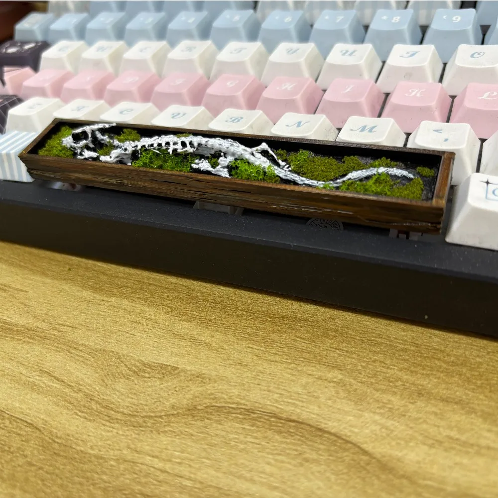 Dragon Bone Theme Keycaps PLA Material Custom Original Handmade 6.25U Spacebar Keycaps for Mechanical Keyboard Accessories DIY