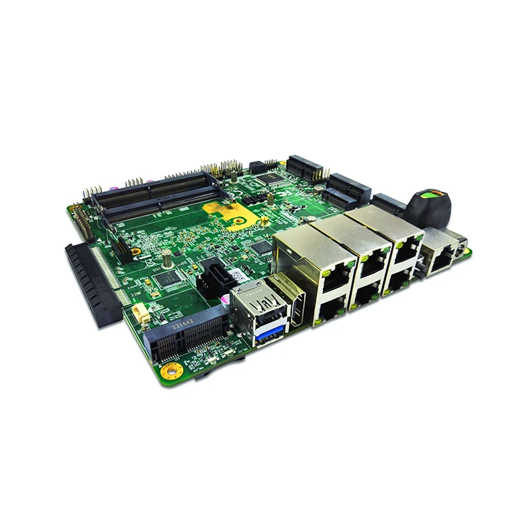 TPM 2.0 Motherboard Pfsense Firewall J6412 TPM 2.0 Mainboard 6 Lan Mini Itx Soft Router Motherboard With TPM 2.0 Module