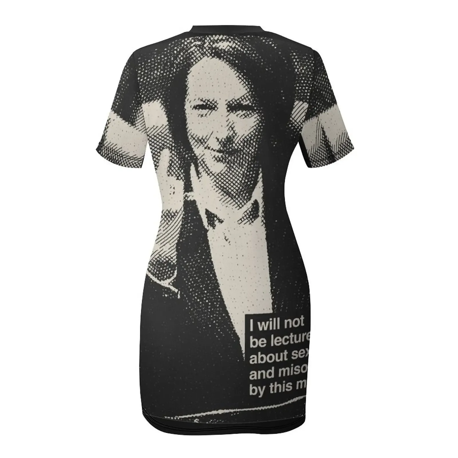 جوليا جيلارد الكلام الشهير خمر الفن الكلاسيكي تي شيرت فستان بأكمام قصيرة المرأة الصيف تنورة الملابس لفستان المرأة