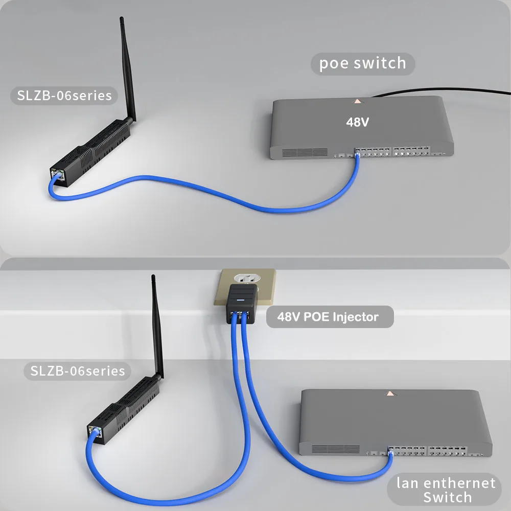 SMLIGHT SLZB-06/M/P7/P10/MG24/MR1 Zigbee 3.0 イーサネット USB WiFi 