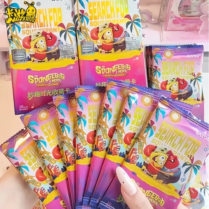 

Новая коллекционная коробка карточек KAYOU SpongeBob SquarePants Special Edition 3: полный набор коллекционных карточек с персонажами аниме, игрушка-подарок