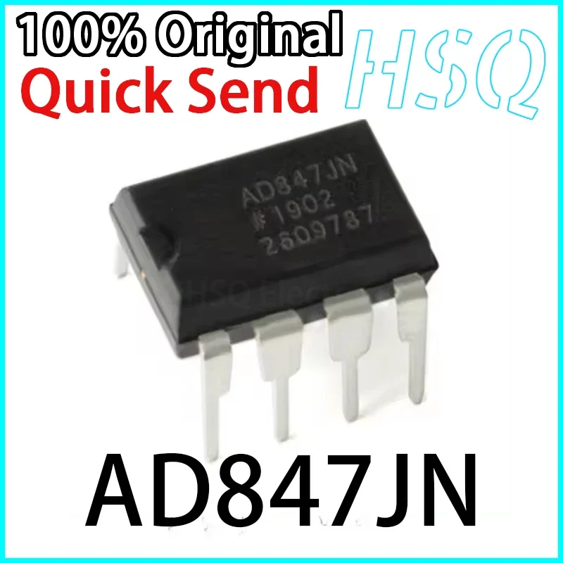 1PCS AD847JN AD847JNZ DIP8 High-speed Low-power Single-chip Operational Amplifier