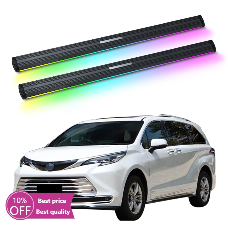

Cc CarAutomatic Electric Power Side Step Running Board Neon Led Light for Toyota SIENNA 2021-2025