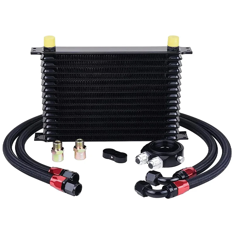 

Car modification, Japanese style 15 rows, oil cooler, radiator, kit AN10 transmission engine cooler