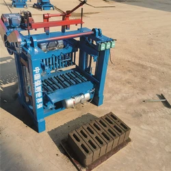 New Arrival Automatic Concrete Cement Clay Brick and Block Making Machine Fly Ash Sand Hollow Paving Stone Construction Machine