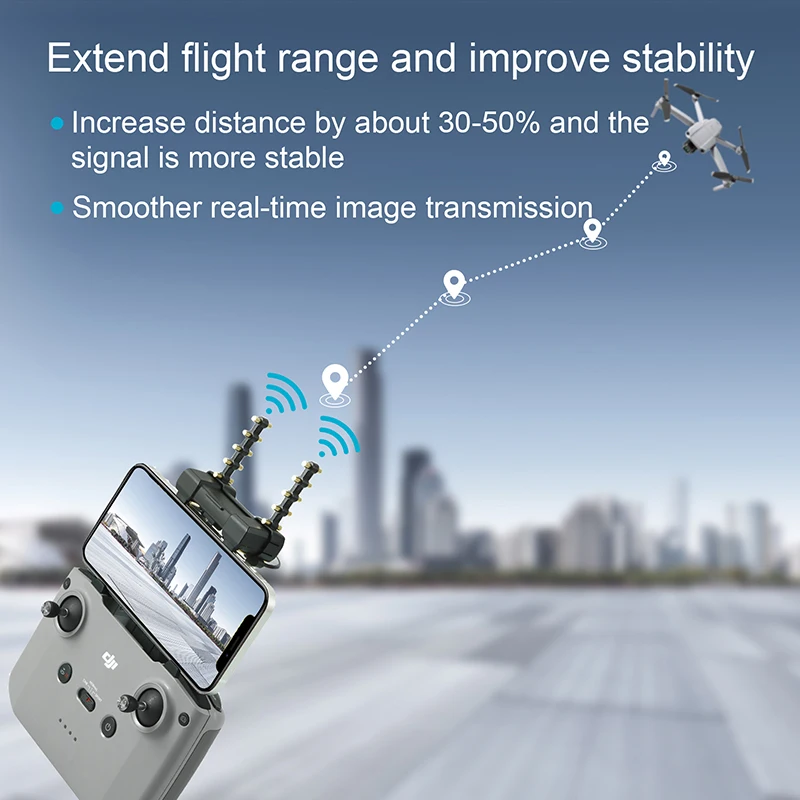 Yagi Antenna for DJI RC-N2 N3 Remote Control Signal Booster Board for Air 3 3S/Mini 5 Pro/ Mini 4 Pro/NEO 2/ Lito X1 /Flip Drone