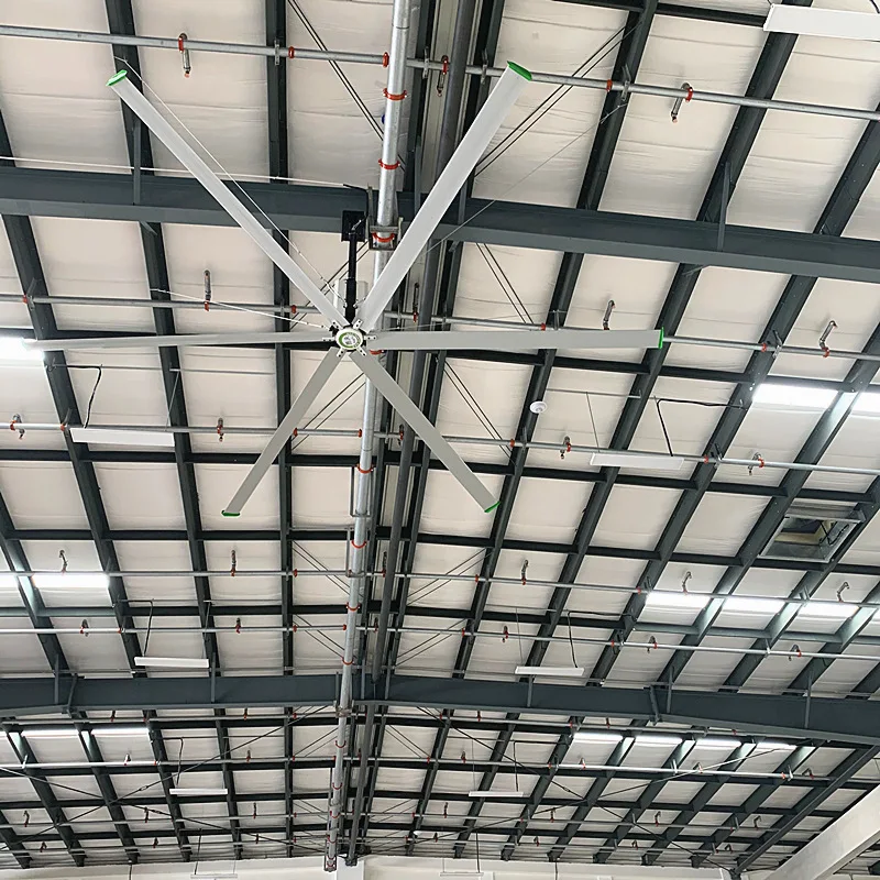 1.5Kw 10Ft-24Ft Stabling and Cow Comfort Hvls Livestock Barn Ventilation Fan Dairy Farm