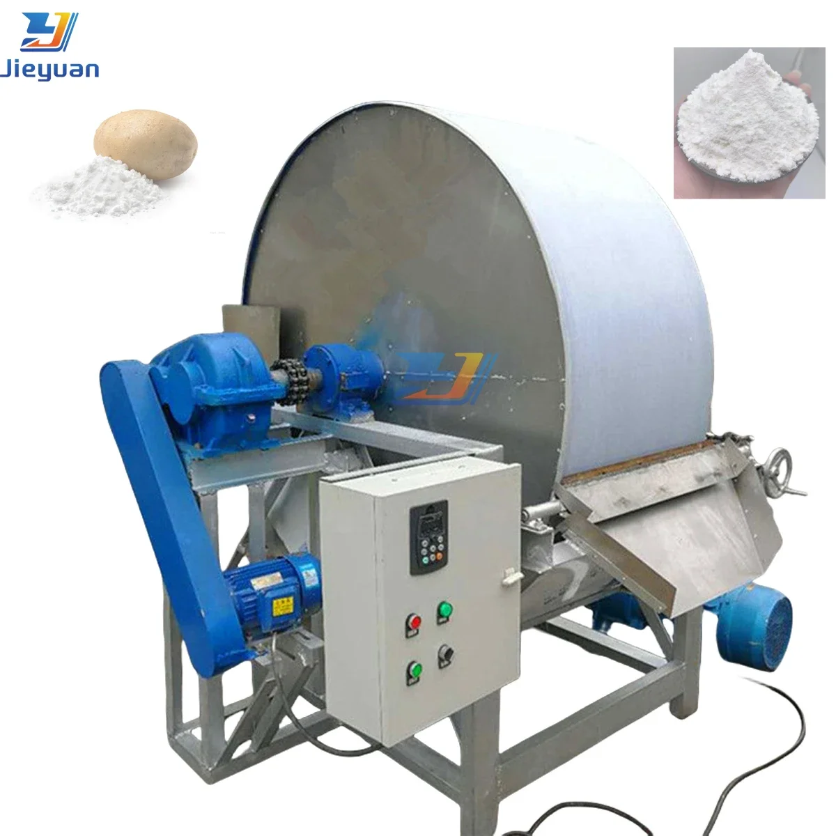 Máquina para deshidratar patatas y almidones de yuca, equipo de línea de procesamiento de alimentos