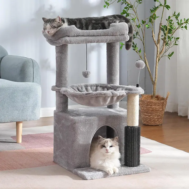 

Sandbox Indoor Modern Cat Tower Castle Climbing Scratcher Scratcher Mat Cat Tower Goods Climbing Arranhador Para Gato Home Decor