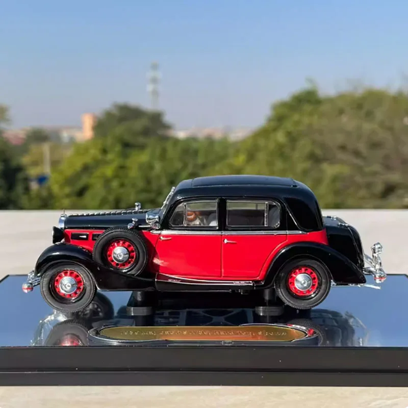 Hebben Gebreken 1:43 Schaal 1937 Sw38-legeringssimulatie Vintage Klassiek Nostalgisch Automodel Jongen Souvenir Speelgoed-Verffouten