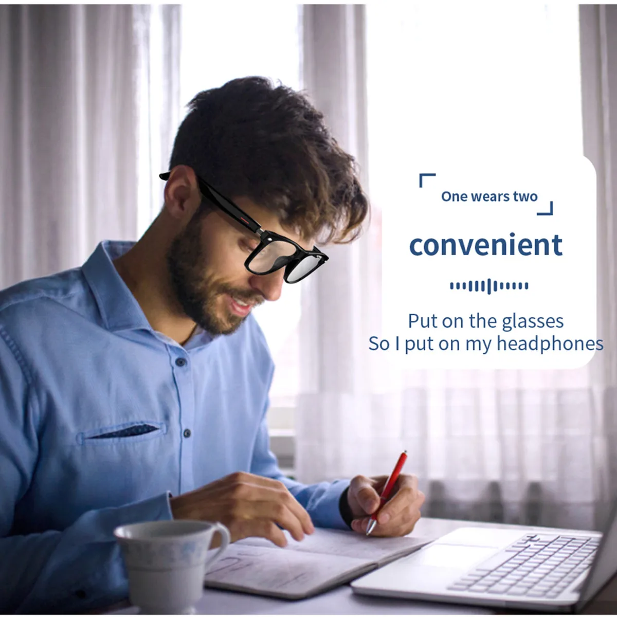 النظارات الذكية العدسات الطبية خريطة الملاحة AI صوت مساعد بلوتوث دعوة عن بعد الكاميرا الذكية قصر النظر النظارات الرجال