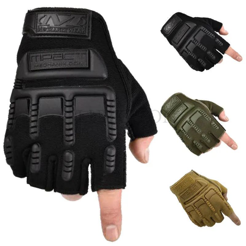 

Outdoor Tactical Gloves Military Training Army Sport Climbing Shooting Hunting Riding Cycling Full Finger Anti-Skid Mittens