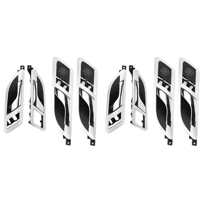 8X Car Inner Door Handle Inside Handle Internal Wrench Open For 08-12 Lavida /Skoda Superb 01-08-A08Q