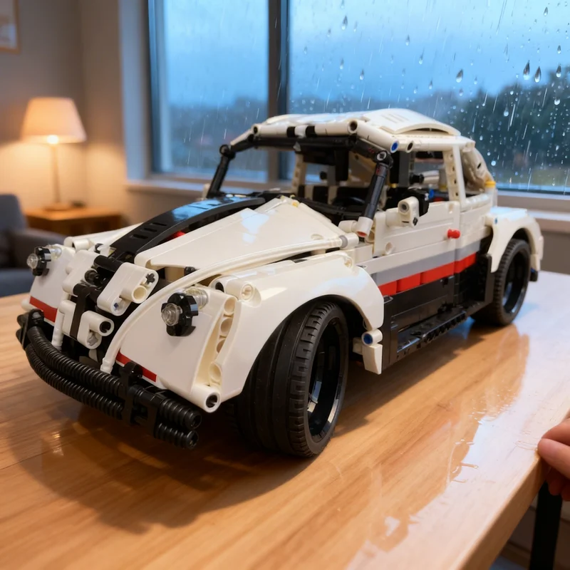 

Конструктор MOC VW Beetle Type 1 (1417 деталей) – Техническая модель для сборки, подарок, креативный коллекционный предмет для демонстрации, премиум-класс