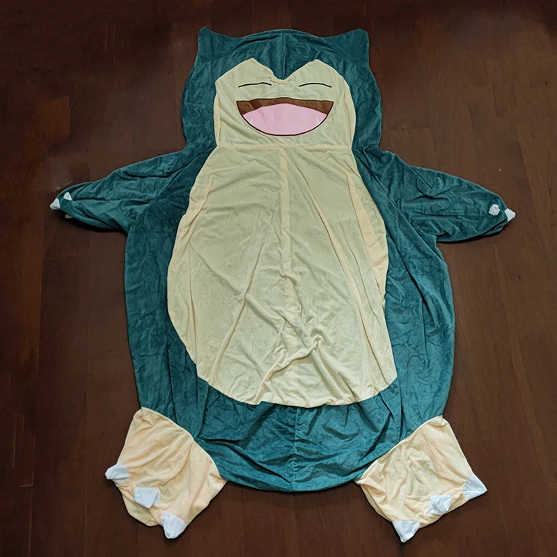Potdemiel 30/200 cm riesige Pokemon Snorlax Tier große Pokémon Puppe halbfertige Holster Plüschtiere Kawaii Anime Plüschtier Geschenke für Kinder 3