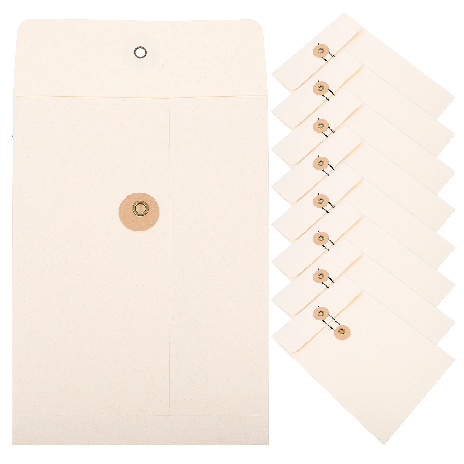 

10 Pcs File ganizer Document Holder Vintage Envelopes Thick Material Paper Receipt Pouch Bag Folders Office