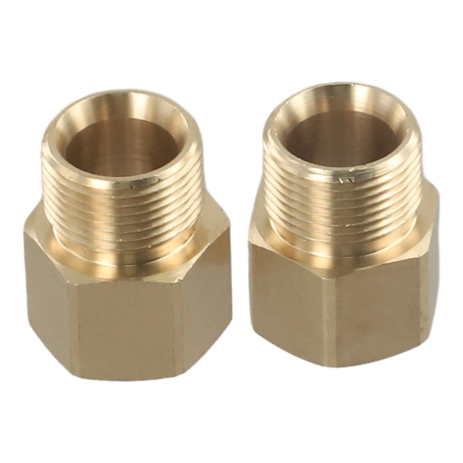 2 قطعة مقرنة متري M22 15 مللي متر ذكر إلى M22 14 مللي متر غسالة الضغط محول خرطوم الموضوع تركيب موصل اكسسوارات المطبخ الحمام