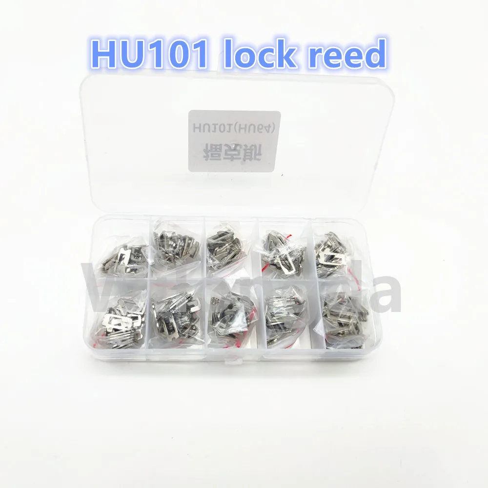 

200pcs/lot HU101 Car Lock Reed Plate For For-d Focus Fiesta Ecosport Brass Material Locksmith Tools Car Lock Repair Kit