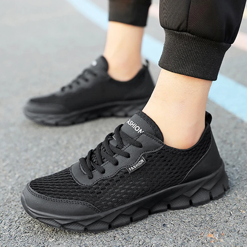 Oulylan Breathable Men Running Shoes High Quality Soft Fashion Casual Sneaker Lightweight Shoe Flexible Anti-slip Sneakers