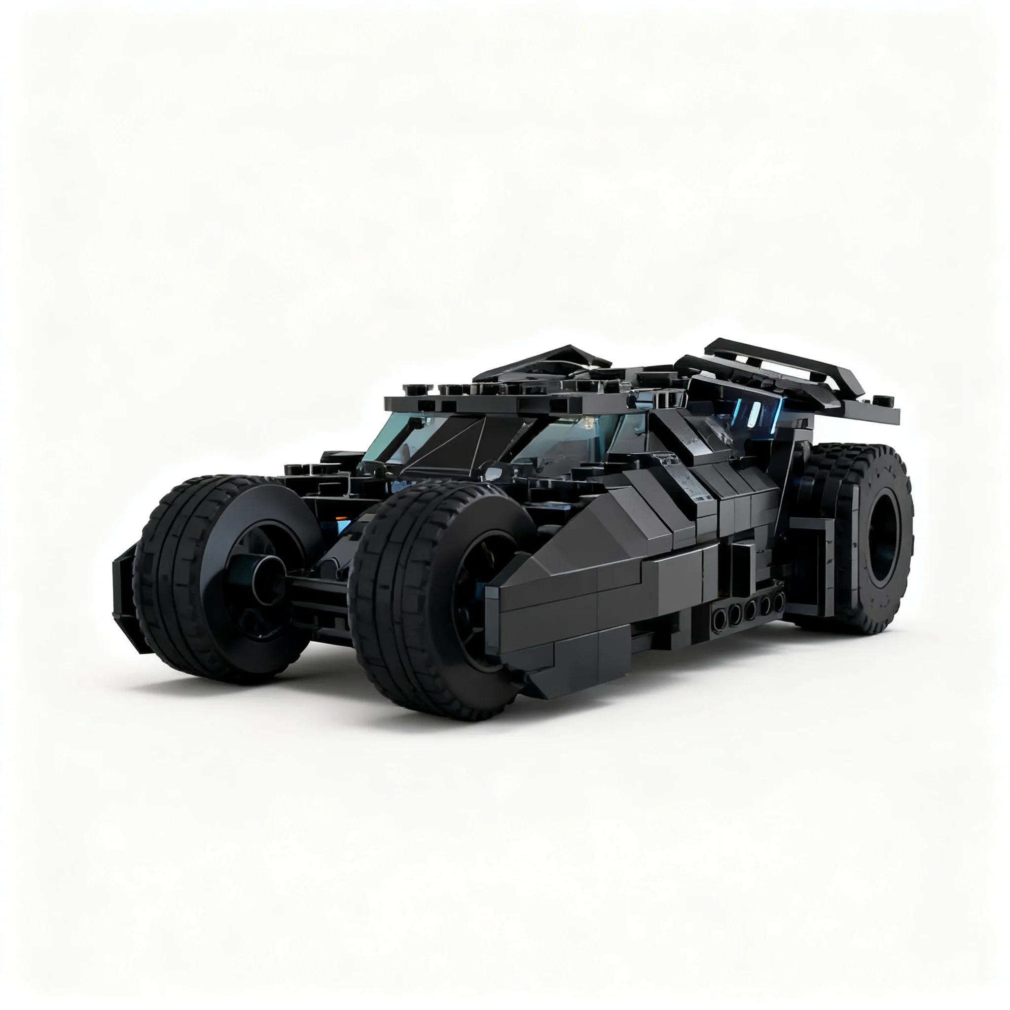 305pcs MOC Legacy The Dark Knight - The Tumbler Super Heroes DC Bat Model Building Blocks Christmas Gift DIY Brick Collection