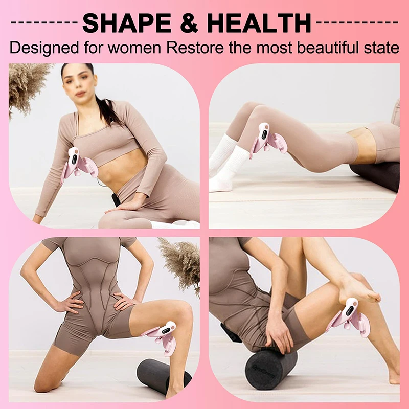 مدرب أرضية الحوض من Thigh Master مقاوم قابل للتعديل مع جهاز تمارين كيجل المضاد لمدرب العضلات للنساء في صالة الألعاب الرياضية المنزلية #6