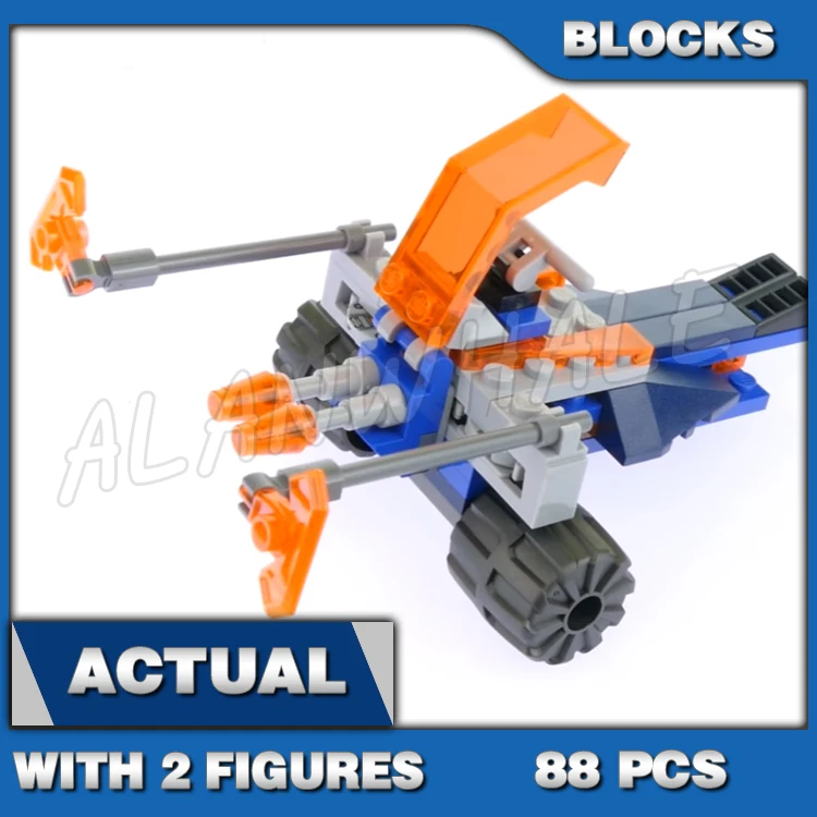 88pcs Nexoes Knights Knighton Battle Blaster Ash Attacker Royal Soldier 10484 Building Blocks toy Bricks Compatible with Model