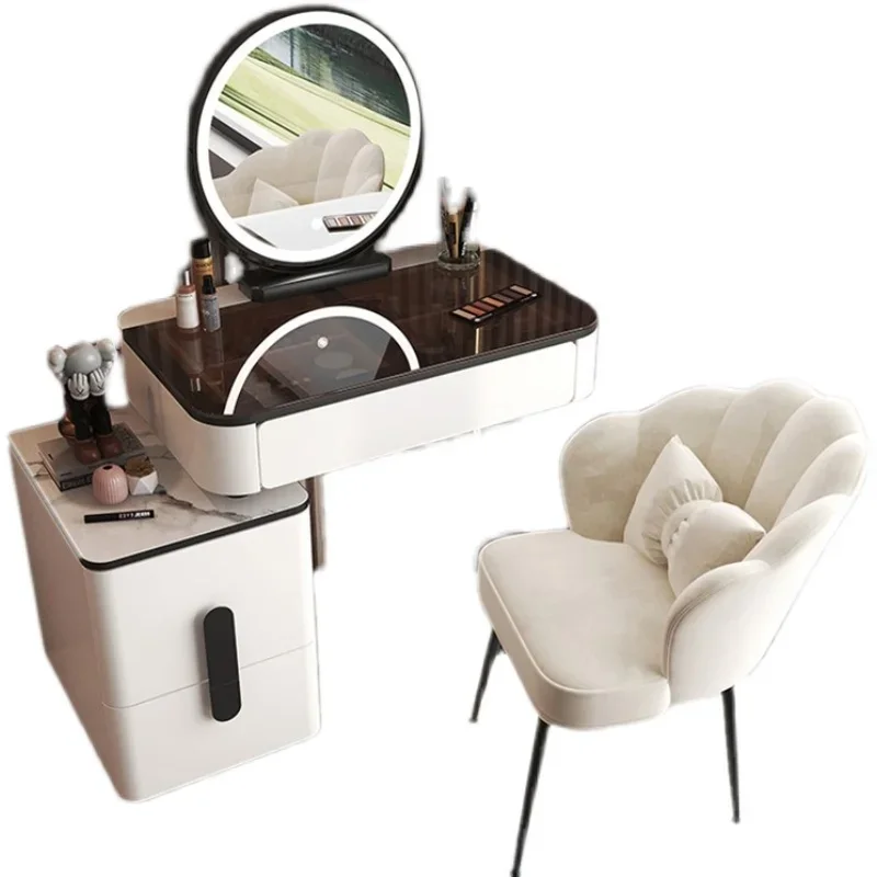 

Столик под раковину для спальни, Современная комната, гостиная, маленькая красота, искусственные роскошные шкафы под кровать, зеркальные токаторы, белая мебель